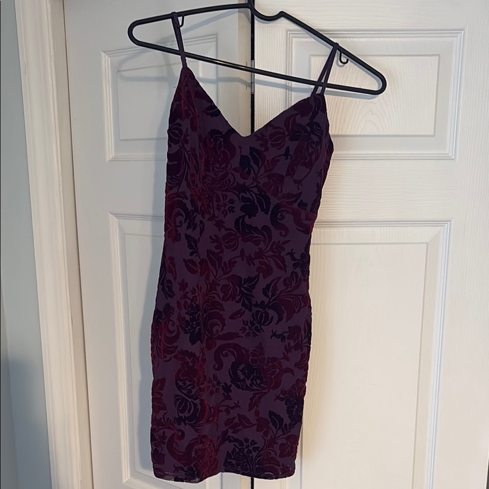 Chic Floral Spaghetti Strap Mini Dress